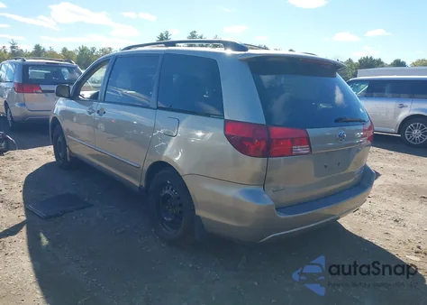 2004 Toyota Sienna Le из США, поврежденный, VIN 5TDBA23C64S018206